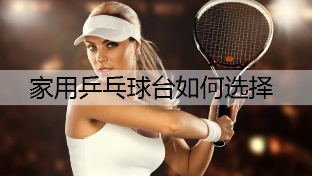 家用乒乓球台如何选择